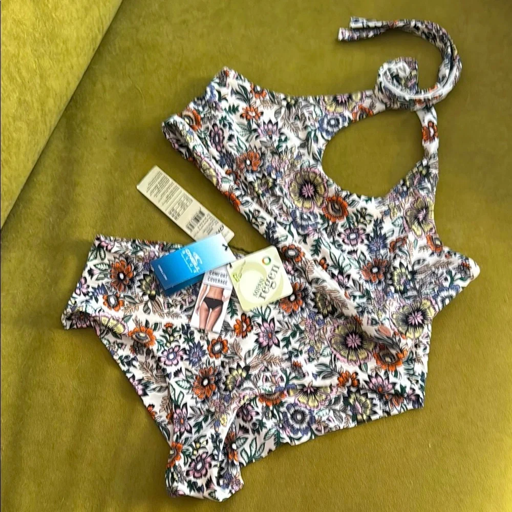 O’NEILL Oahu Floral Print Bikini Set Size L 56 - Picture 1 of 10